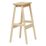 Angle standard bar stool, 75 cm, beech