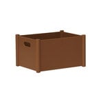 Pillar storage box, medium, clay brown