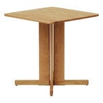 Quatrefoil table, 68 x 68 cm, oak
