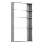 Wall shelves, Taper wall shelf, stainless steel, Silver