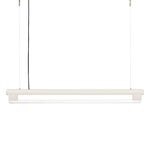 Lampade a sospensione, Lampada a sospensione Eiffel Single, 100 cm, crema, Bianco