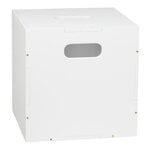 Cube storage box, white