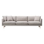 Sofas, Calmo sofa 80, 3-seater, lacquered oak - Sunniva 717, Beige