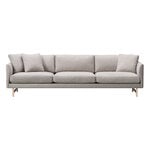 Sofas, Calmo Sofa 80, 3-Sitzer, Eiche lackiert - Sunniva 717, Beige