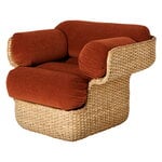 Basket lounge chair, rattan - Belsuede Special FR 133