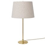 Table lamps, Tynell 9205 table lamp, brass - canvas, Gold