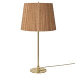 Lampade da tavolo, Lampada da tavolo Tynell 9205, ottone - bambù, Oro