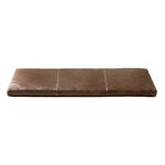 Maze Gentle cushion, 28,5 x 74,5 cm, brown leather