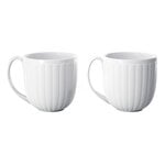 Cups & mugs, Bernadotte mug, 2 pcs, porcelain, White