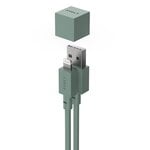 Avolt Cable 1 USB-latauskaapeli, vihreä