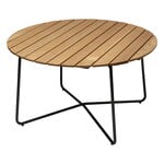 Grythyttan Stålmöbler Tavolo 9A, 120 cm, nero - rovere oliato