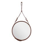 Miroirs muraux, Miroir Adnet, S, brun clair cuir, Beige