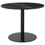 Coffee tables, GUBI 1.0 lounge table, round 80 cm, black - black marble, Black