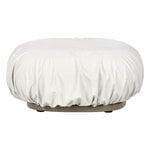 Patio chairs, Pacha Outdoor ottoman cover, white, White