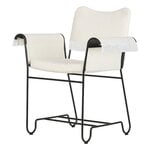 Chaises de jardin, Chaise Tropique avec franges, noir - Udine 06, Blanc
