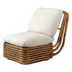 Bohemian 72 lounge chair, rattan - Diagonal Boucle 007