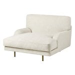Armchairs & lounge chairs, Flaneur lounge chair, antique brass - Indianskop 15, White