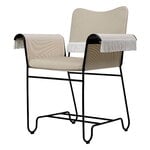 Tropique chair with fringes, classic black - Leslie 12