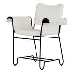 Patio chairs, Tropique chair with fringes, classic black - Leslie 06, White