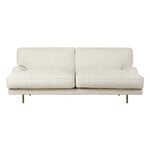 Sohvat, Flaneur 2-istuttava sohva, antiikkimessinki - Indianskop 15, Valkoinen