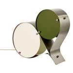 GUBI Coppia pöytävalaisin, teräs, ivory - olive
