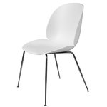 Beetle chair, black chrome - white Beetle chair, black chrome - white