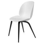 GUBI Beetle chair, black beech - white