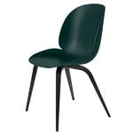 Beetle chair, black beech - green