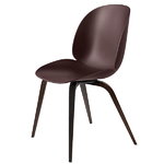 Gubi Beetle tuoli, savustettu tammi - dark pink