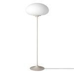 Floor lamps, Stemlite floor lamp, 110 cm, dimmable, pebble grey, White
