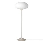 Golvlampor, Stemlite golvlampa, 110 cm, dimbar, kiselgrå, Vit