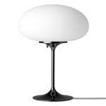 Lampes de table, Lampe de table Stemlite à intensité variable, 42 cm, chrome noir, Blanc