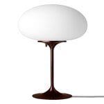 Table lamps, Stemlite table lamp, 42 cm, dimmable, black red, White