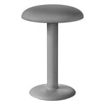 Gustave table lamp, raw aluminium