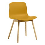 About A Chair AAC12, lacquered oak - mustard