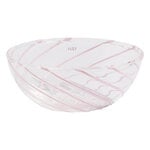 Plates, Spin bowl, 2 pcs, clear - pink, Pink