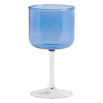 Tint wineglass, 2 pcs, blue - clear