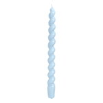 HAY Spiral Long candle, light blue