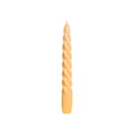Twist candle, dark peach