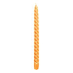 Twist Long candle, tangerine