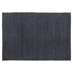 Wool rugs, Moiré Kelim rug, dusk, Blue