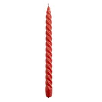 Candles, Long Twist candle, burgundy, Red