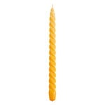 Candles, Long Twist candle, warm yellow, Yellow