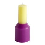 Candles, Pillar candle, S, tall, fuschia, Purple