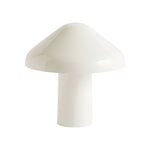 , Pao Portable table lamp, cream white, White