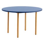 Dining tables, Two-Colour table, 120 cm, ochre - blue, Yellow