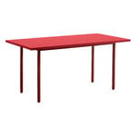 HAY Two-Colour table 160 x 82 cm, maroon red - red