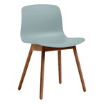 About A Chair AAC12, lacquered walnut - dusty blue