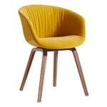About A Chair AAC23 Soft, lacquered walnut - Lola yellow
