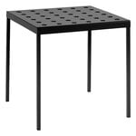 Patio tables, Balcony table, 75 x 76 cm, anthracite, Black